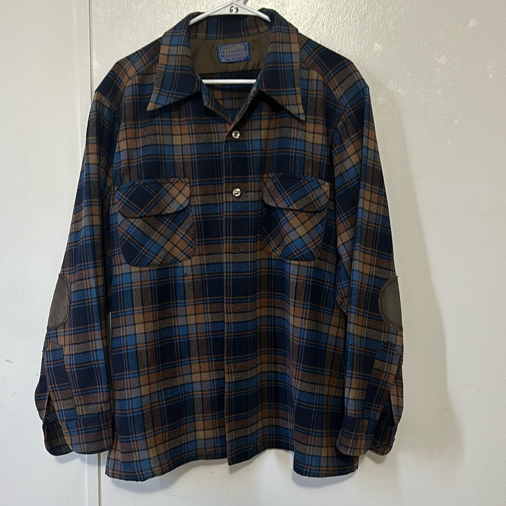 Pendleton 100% virgin wool button up long sleeve size xl